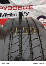 БУ 385/65 R22.5 Goodyear kmax S 8мм №159 4423 автошина бу руль