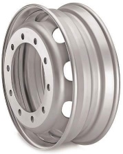 Диск Zepp 9.00х22.5 10х335 D281 ET175 Silver 16мм Внутр.вент