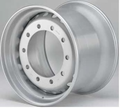 Диск TOPU 11.75х22.5 10х335 D281 ET120 Silver 8221108 16мм 5000кг
