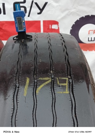 БУ 295/80 R22.5 Michelin 4 мм №179 0217 автошина бу  фото 1