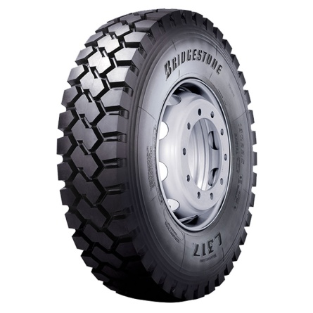 13R22.5 Bridgestone L317 EVO 158G/154K TL Автошина Строительная Ведущая  фото 1