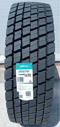 315/70R22.5 JINYU JD575 156/150L TL Автошина Ведущая фото 1