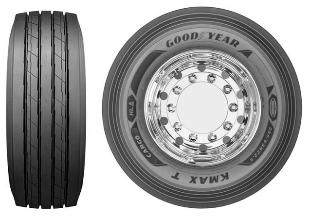 385/65R22.5 Goodyear KMAX T CARGO HL 164/158 L Региональная Прицепная 3PSF фото 2