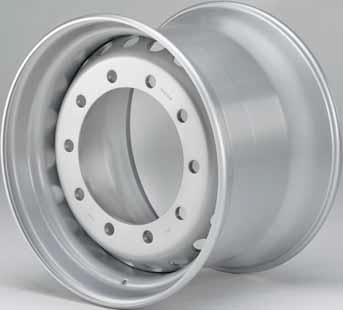 Диск TOPU 11.75х22.5 10х335 D281 ET120 Silver 8221108 16мм 5000кг фото 1